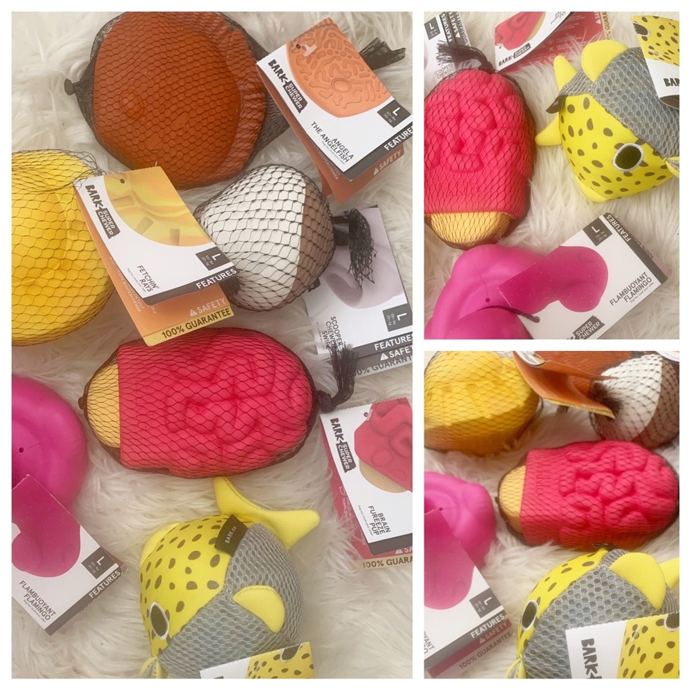 NWT Lot of 6 Large Barkbox SuperChewer Toys